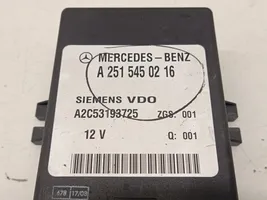 Mercedes-Benz R W251 Sterownik / Moduł zawieszenia pneumatycznego A2515450216