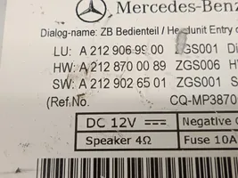 Mercedes-Benz E W212 Panel / Radioodtwarzacz CD/DVD/GPS A2129069900