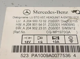 Mercedes-Benz C W204 Radio/CD/DVD/GPS-pääyksikkö A2049007202