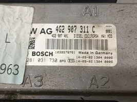 Audi A7 S7 4G Dzinēja vadības bloks 4G2907311C