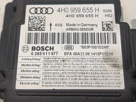 Audi A7 S7 4G Turvatyynyn ohjainlaite/moduuli 4H0959655H