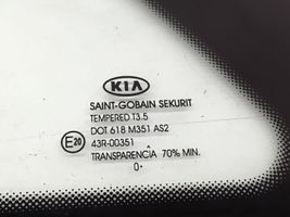 KIA Ceed Vetro del deflettore della portiera anteriore - quattro porte DOT618M351AS2