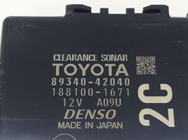 Toyota RAV 4 (XA40) Centralina/modulo sensori di parcheggio PDC 8934042040