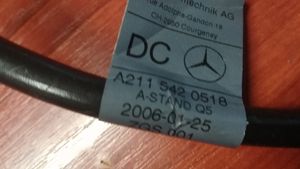 Mercedes-Benz E W211 Cavo negativo messa a terra (batteria) A2115420518