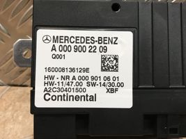 Mercedes-Benz S W222 Centralina/modulo pompa dell’impianto di iniezione A0009002209