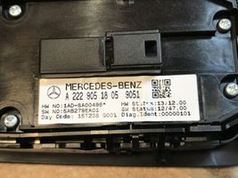 Mercedes-Benz S W222 Interruttore di controllo dell’alzacristalli elettrico A2229051805