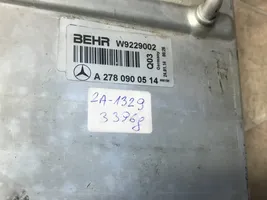 Mercedes-Benz CLS C218 X218 Välijäähdyttimen jäähdytin A2780900514