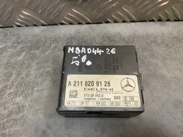 Mercedes-Benz E W211 Centralina/modulo allarme A2118209126