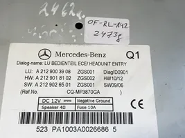Mercedes-Benz E W212 Radio/CD/DVD/GPS-pääyksikkö A2129003908