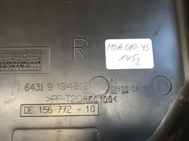 BMW X1 E84 Tapón del microfiltro de aire del habitáculo 9194812