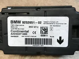 BMW 1 F20 F21 Centralina/modulo allarme 9252651