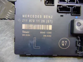 Mercedes-Benz E W211 Oven ohjainlaite/moduuli 2118701126