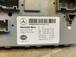 Mercedes-Benz C W205 Scatola di montaggio relè A2229009708