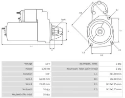 Audi A6 S6 C6 4F Démarreur 0001108405