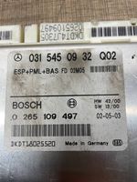 Mercedes-Benz S W220 ABS vadības bloks 0265109497