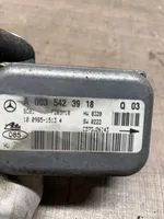 Mercedes-Benz E W211 ESP (stabilumo sistemos) daviklis (išilginio pagreičio daviklis) A0035423918