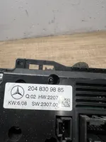 Mercedes-Benz C W204 Ilmastoinnin ohjainlaite A2048309885