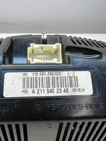 Mercedes-Benz E W211 Tachimetro (quadro strumenti) A2115402348