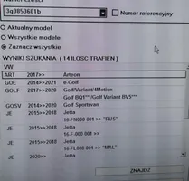 Volkswagen e-Golf Other badges/marks 3G0853601B
