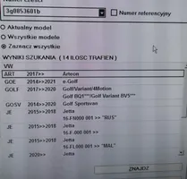 Volkswagen e-Golf Kiti ženkliukai/ užrašai 3G0853601B