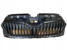 Skoda Fabia Mk3 (NJ) Front bumper upper radiator grill 6V0853653C