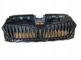 Skoda Fabia Mk3 (NJ) Front bumper upper radiator grill 6V0853653C