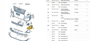 Audi Q2 - Mascherina inferiore del paraurti anteriore 81A807681Q