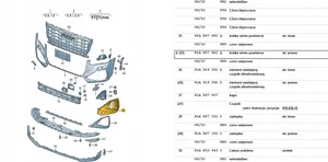 Audi Q2 - Mascherina/griglia fendinebbia anteriore 81A807681Q