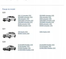 BMW 3 G20 G21 Grotelės viršutinės 17118482591