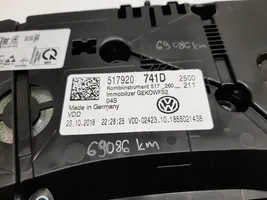 Volkswagen Golf Sportsvan Tachimetro (quadro strumenti) 517920741D