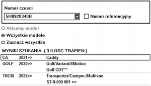 Volkswagen Transporter - Caravelle T7 Compteur de vitesse tableau de bord 5H0920340B