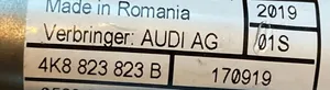 Audi A7 S7 4K8 Cerniere del vano motore/cofano 4K8823823