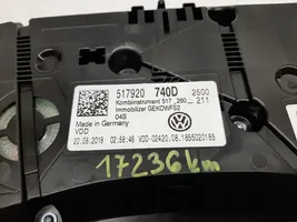 Volkswagen Golf Sportsvan Tachimetro (quadro strumenti) 517920740D