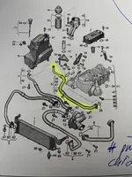 Audi RS6 C6 Turbo turbocharger oiling pipe/hose 4F0117319A