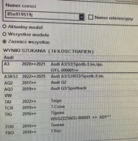 Volkswagen T-Roc Pakokaasun lämpötila-anturi 05E919519J