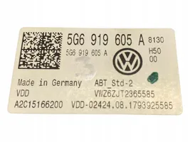 Volkswagen Golf VII Monitori/näyttö/pieni näyttö 5G6919605.A