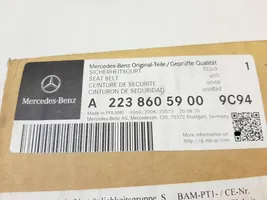 Mercedes-Benz S W223 Ceinture de sécurité arrière 2238605900