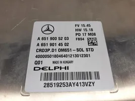 Mercedes-Benz C W205 Motora vadības bloka ECU A6519005203