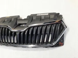 Skoda Fabia Mk3 (NJ) Grille calandre supérieure de pare-chocs avant 6V0853653C