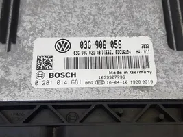 Volkswagen Touran III Unité de commande, module ECU de moteur 03G906056