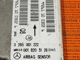 Mercedes-Benz A W168 Centralina/modulo airbag 0285001222