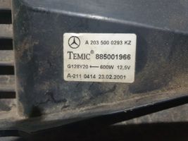 Mercedes-Benz C W203 Ventilatoru komplekts A2035000293KZ