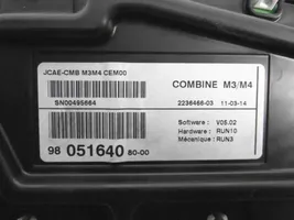 Citroen C-Elysée Compteur de vitesse tableau de bord 9805164080