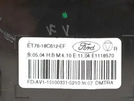 Ford Tourneo Centralina del climatizzatore ET7618C612EF