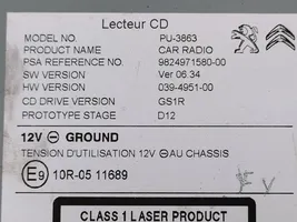 Citroen DS4 Moduł / Sterownik dziku audio HiFi 9824971580