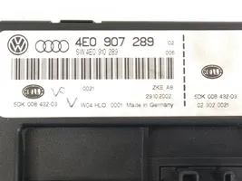 Audi A8 S8 D2 4D Modulo comfort/convenienza 4E0907289