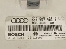 Audi A4 Allroad Moottorin ohjainlaite/moduuli 8E0907401Q