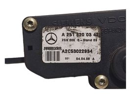 Mercedes-Benz GL X164 Fenêtre vent puissance moteur de ventilation A2518200342