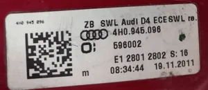 Audi A6 S6 C7 4G Lampa tylna 4H0945096