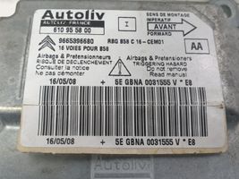 Citroen C4 Grand Picasso Module de contrôle airbag 610955800